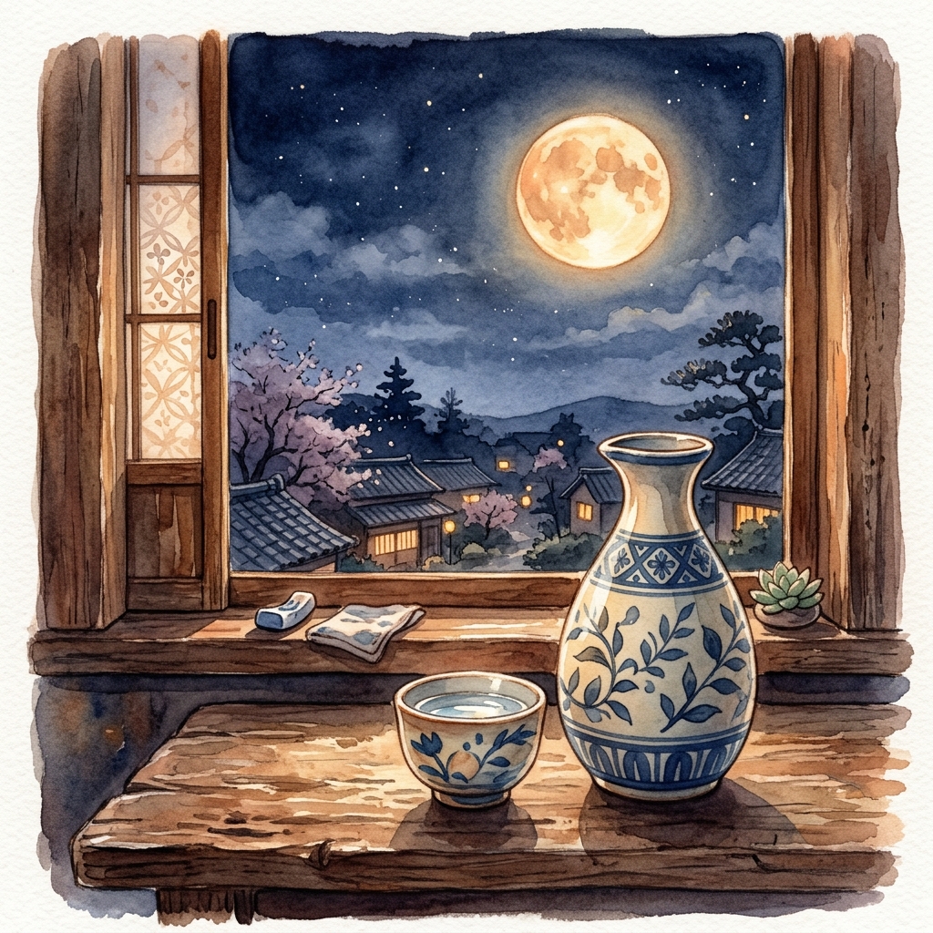 日本酒のイラスト