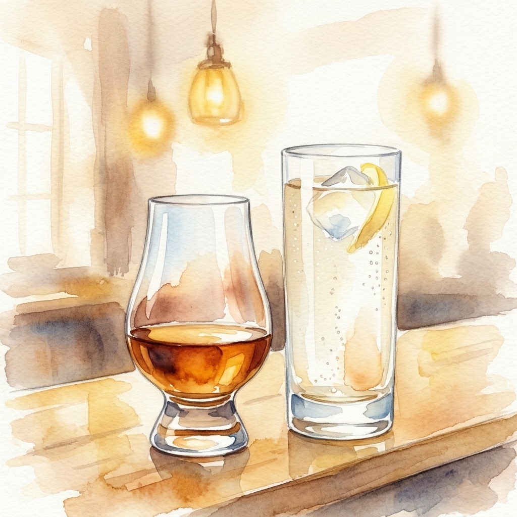 ウイスキーのイラスト